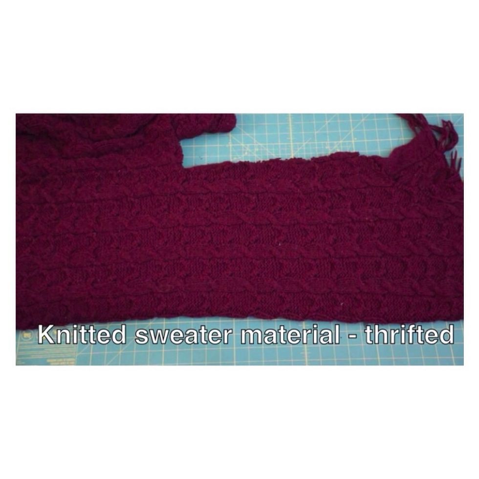 some knitted sweater material