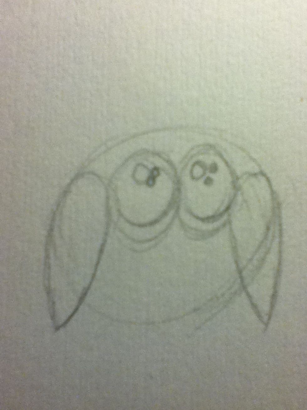 Some little circles inside the pupils,