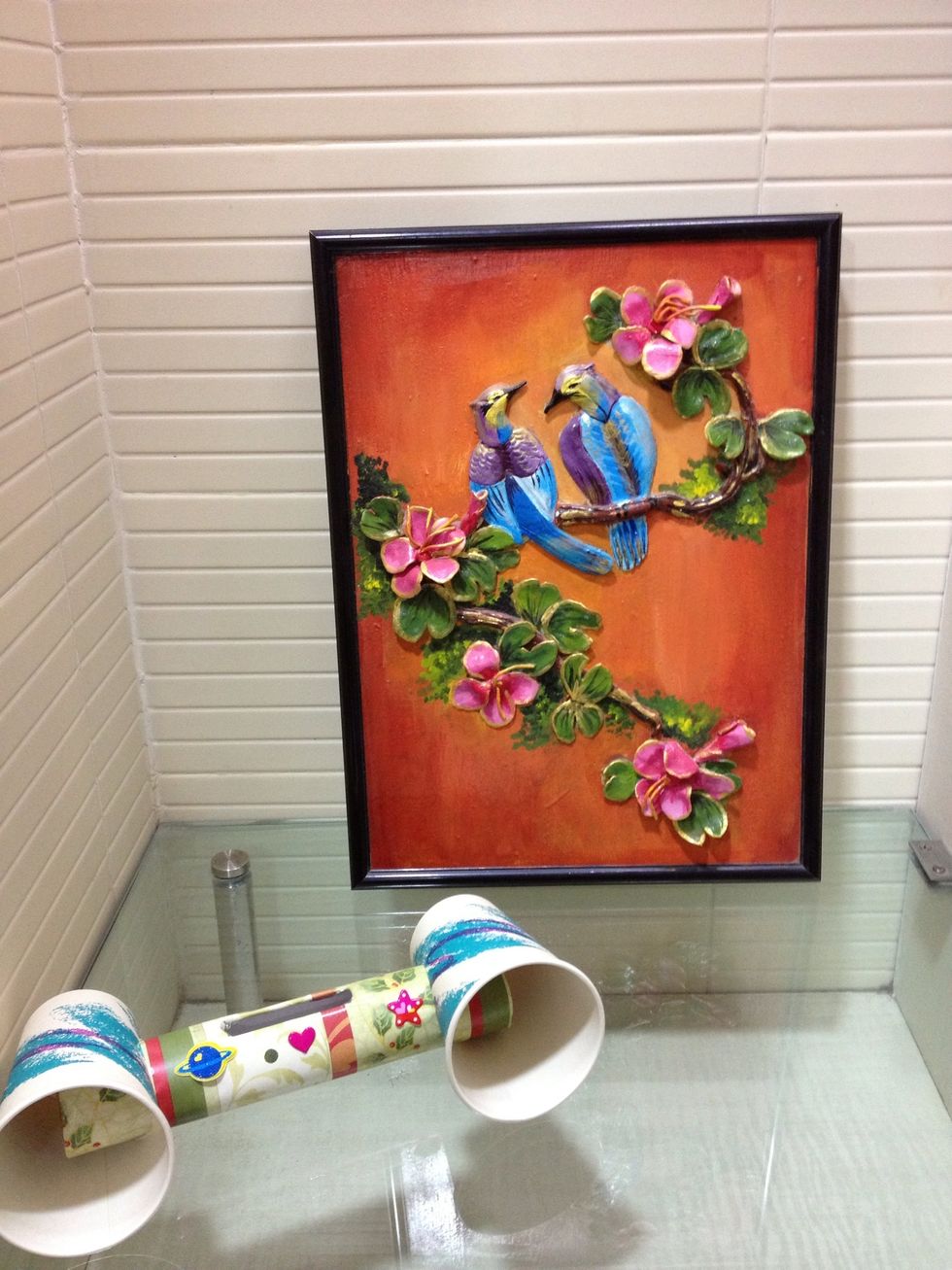 Some of my other works made from m-seal. In the foreground are my Snapguide inspired iPhone speakers!