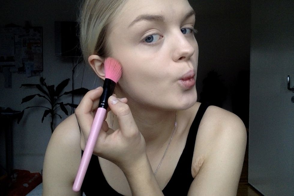 Some on the jawline ...