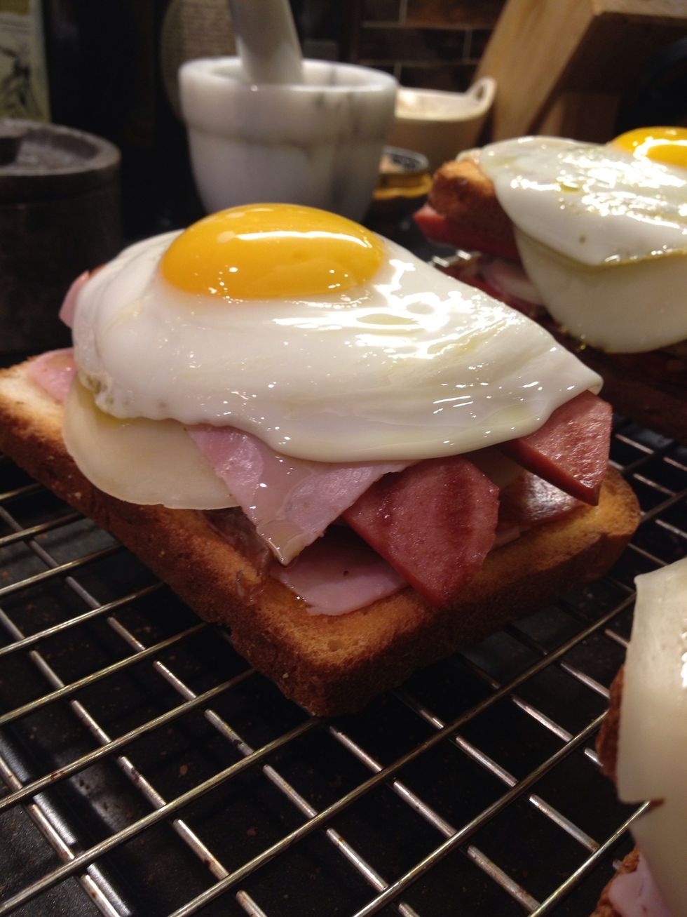 Some people like with just one slice of bread. Do it if you think it makes it healthier.