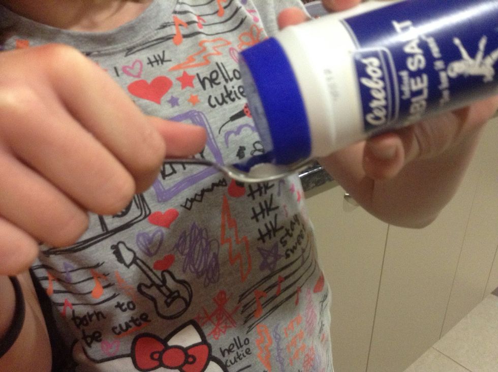 Some salt with the mixture will make it a bit more healthy.