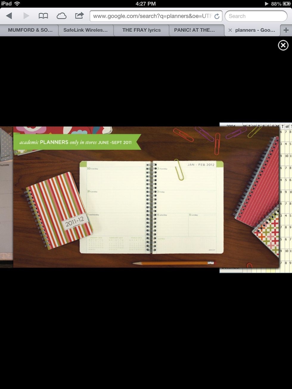 Some schools give out planners or sell them. It's better to get your own. There's really cheap ones for less than $5 at Walgreens or Walmart. Being organized helps a lot.