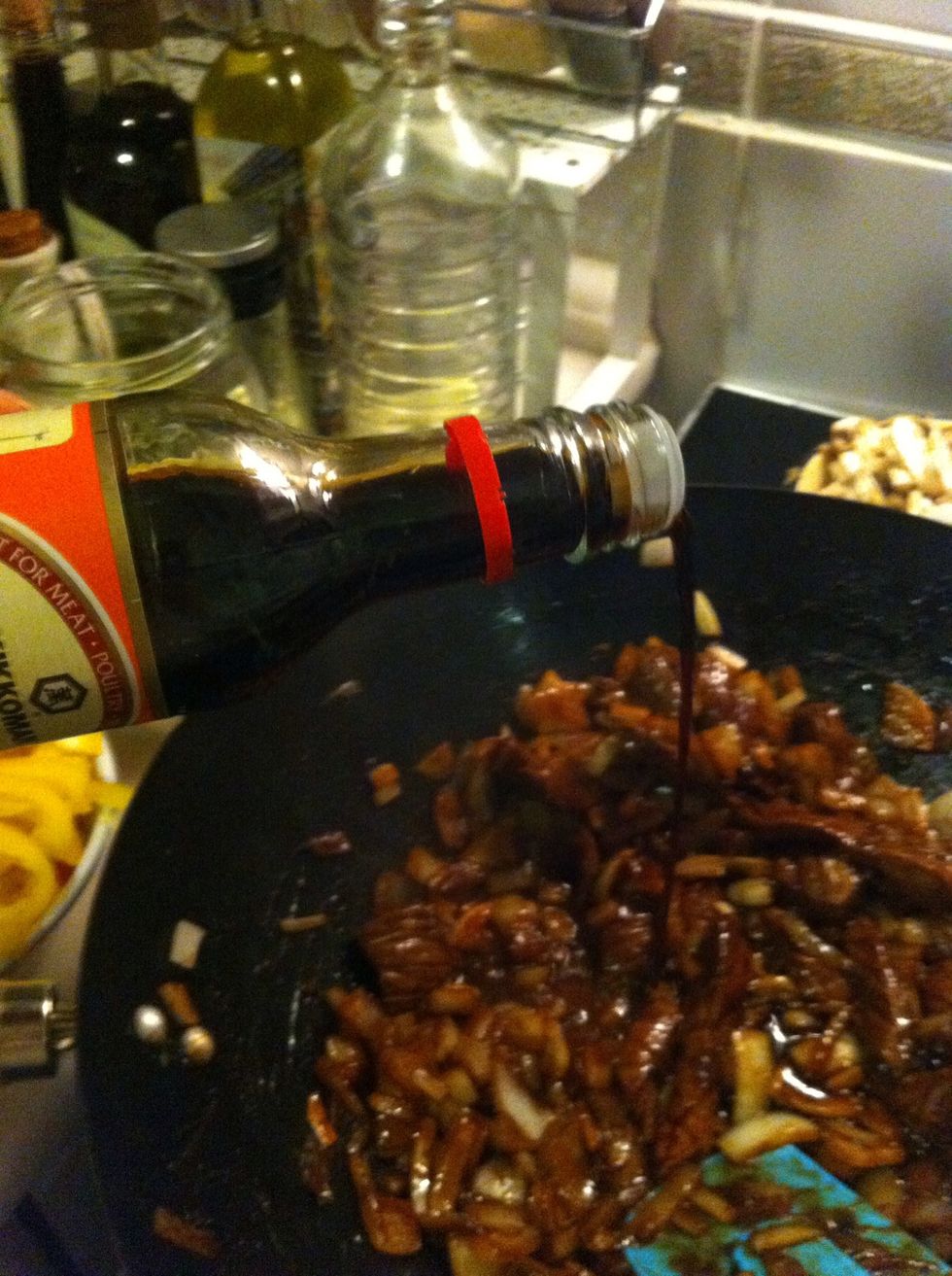 Some teriyaki to add...