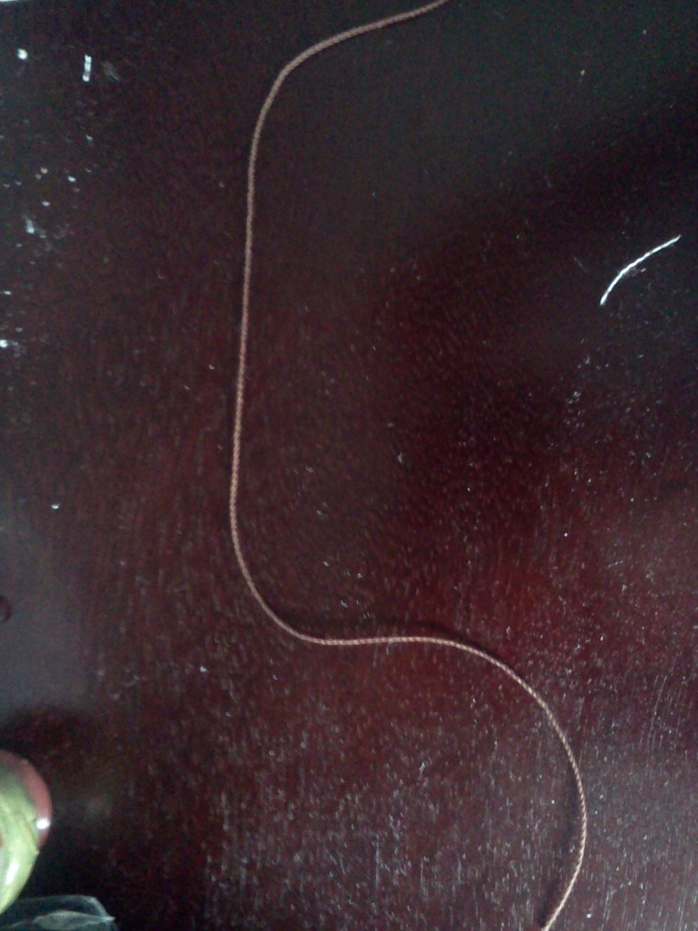 Some twine to tie it up, you can use ribbons too to make it pretty