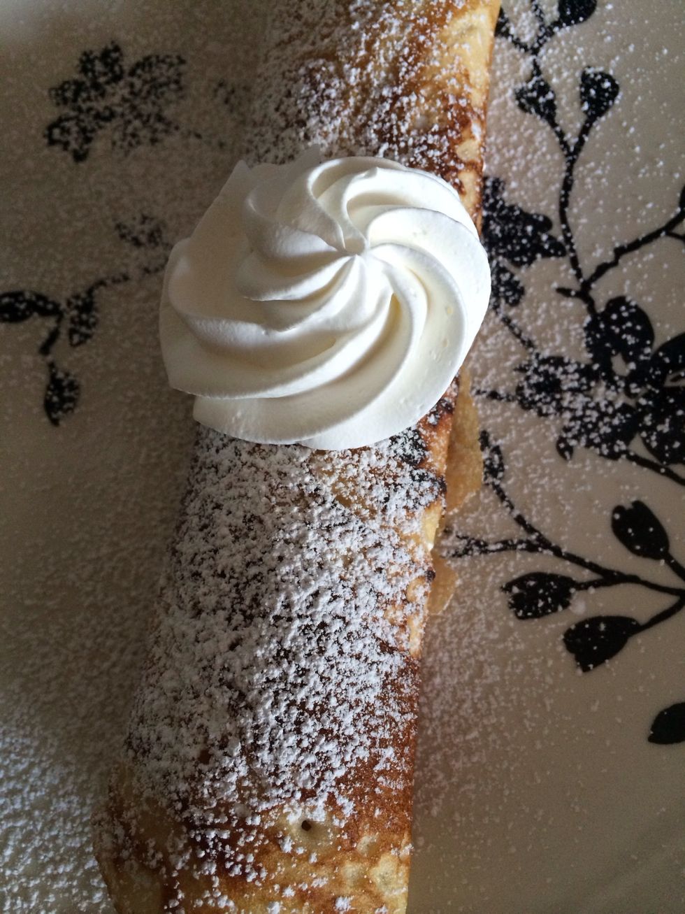Some whip cream remember "optional"