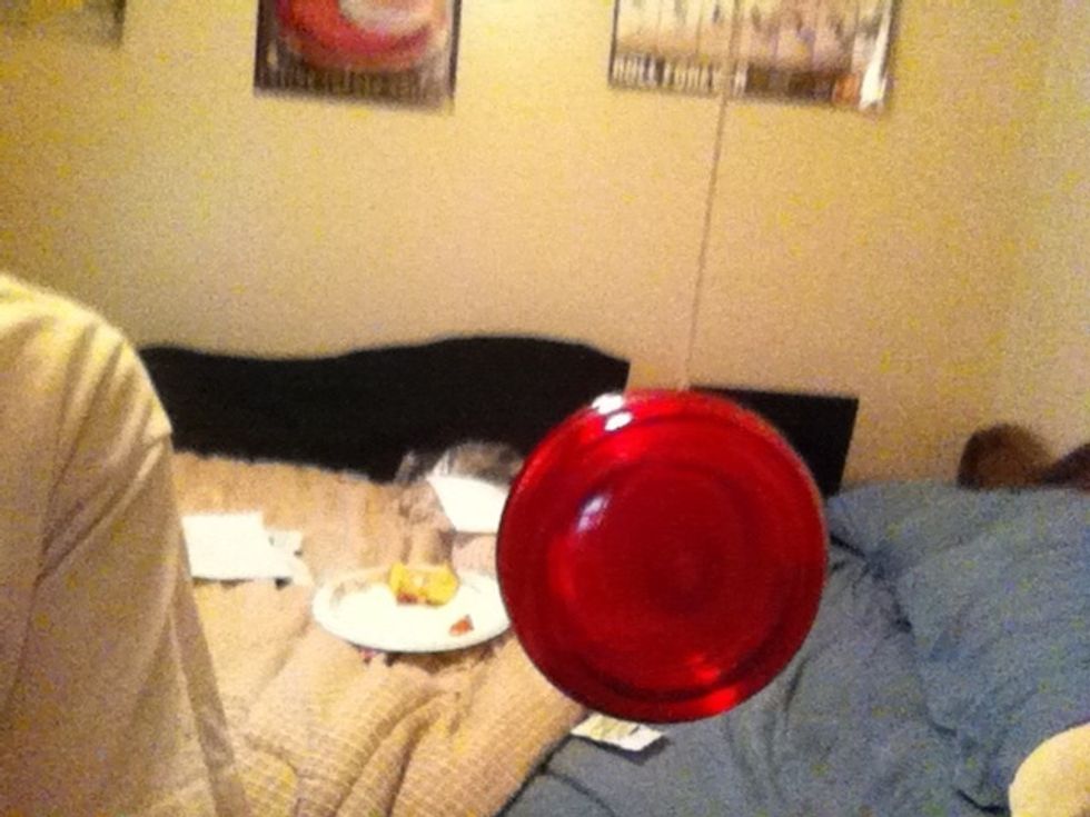 Some yoyo's will keep spinning at the bottom called "sleeping" if it does, jerk it up to your hands, if it doesn't sleep do the same thing and jerk it up to your hands.