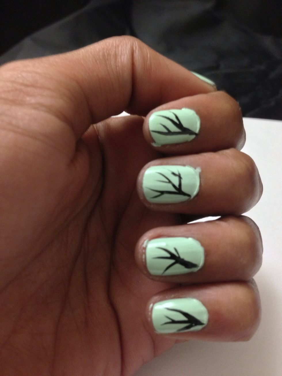 Something like this. It doesn't have to be perfect.