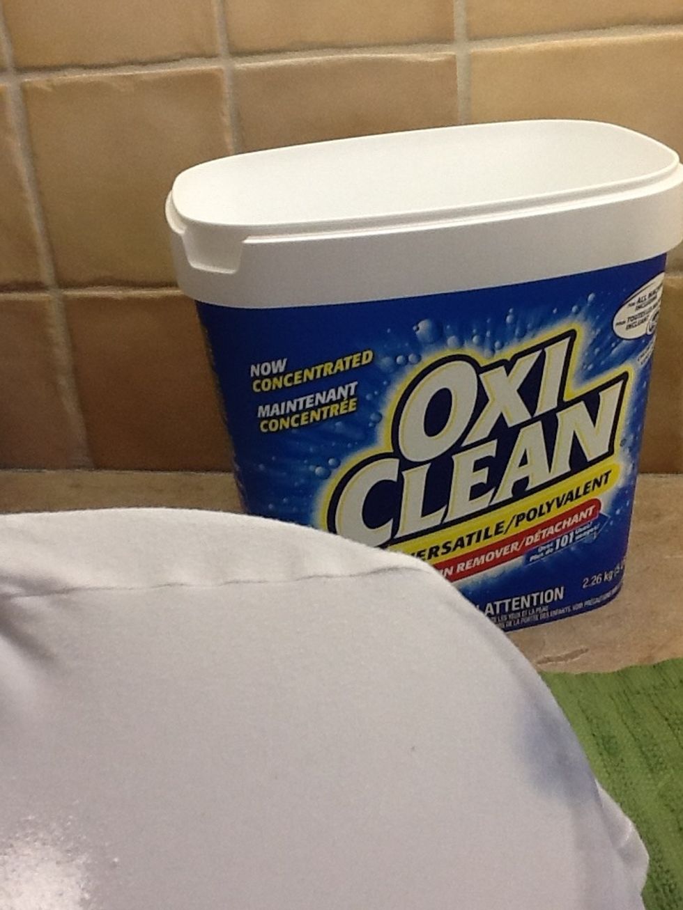 Sometimes depending on how fresh the stain is, you may be left with some residual. If this happens, just use a little oxygen bleach.