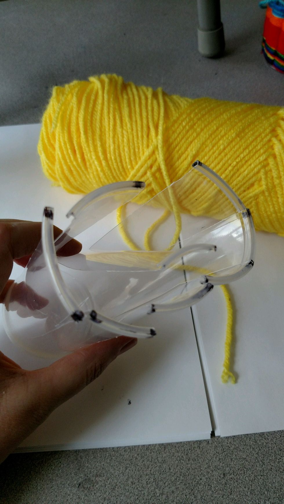 Sometimes you will have some jagged edges on the cup. Be careful these don't snag your yarn! You can carefully cut them off or work around them.