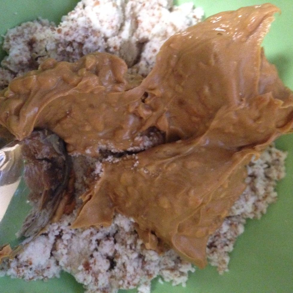 Sorry about the pic. Its crunchy peanut butter. add 2 tbsp to the pulp along with the rest of the ingredients.