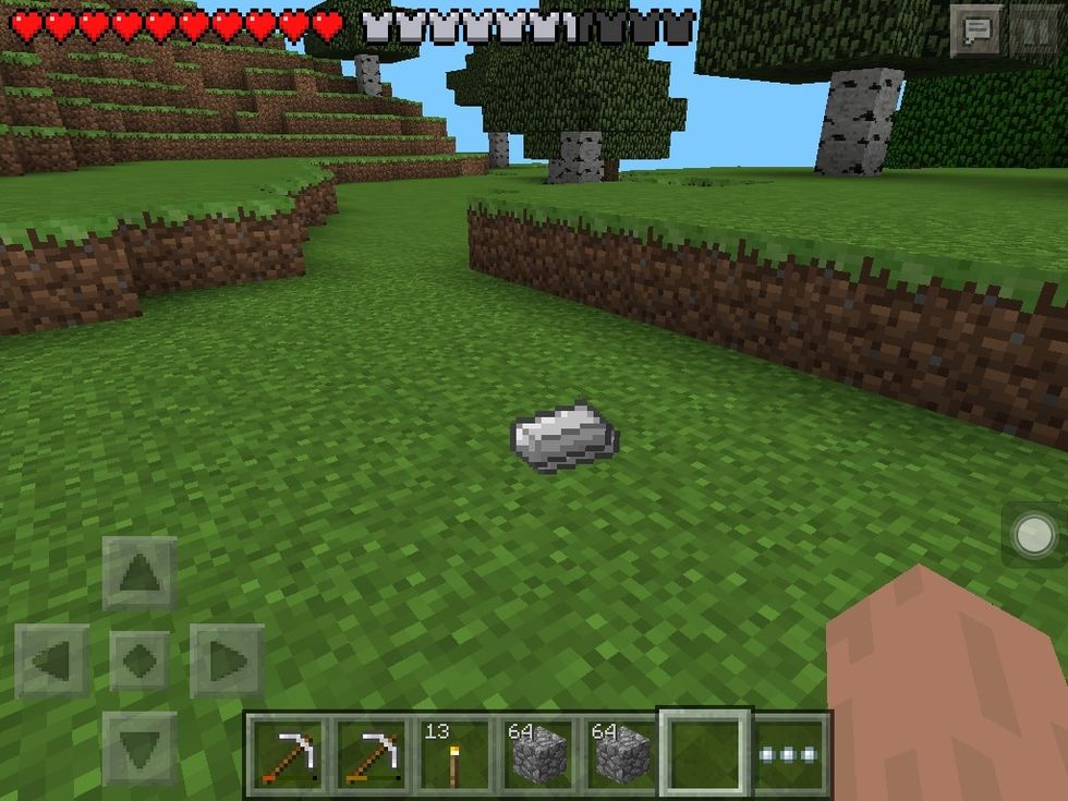 Sorry I went ahead and dug out all the iron & smelted it =(