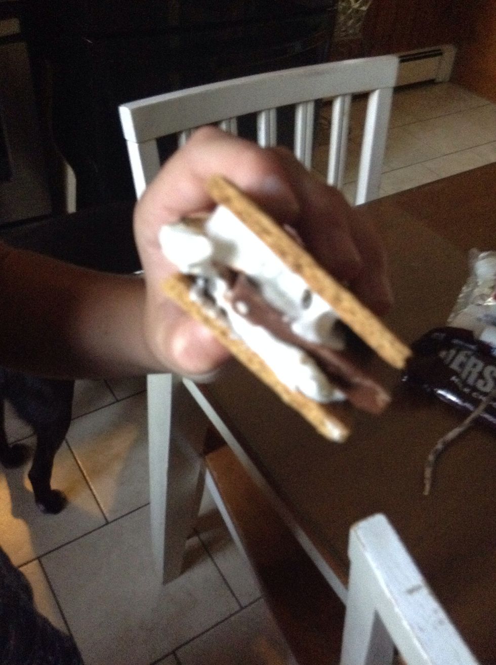 Sorry mine is a little messy! But it tastes good! Like, comment and follow!