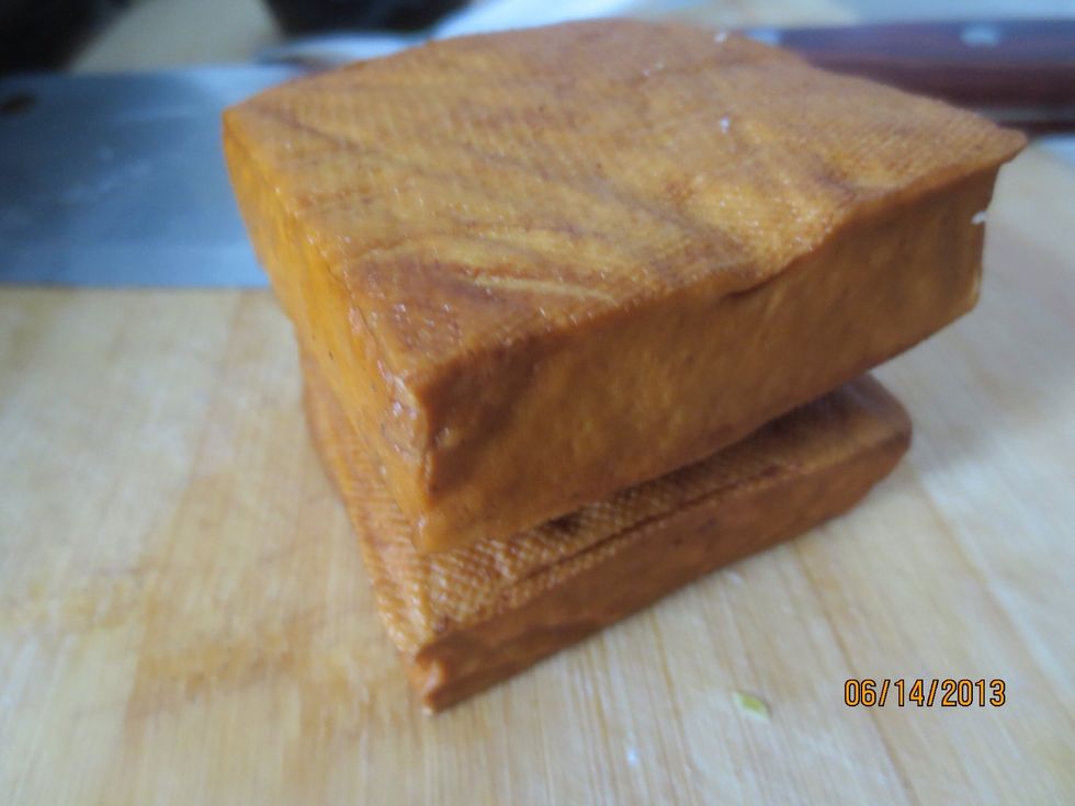 Soy sauce tofu!