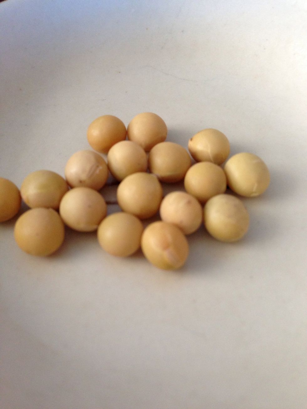 Soya bean before you soak them in water