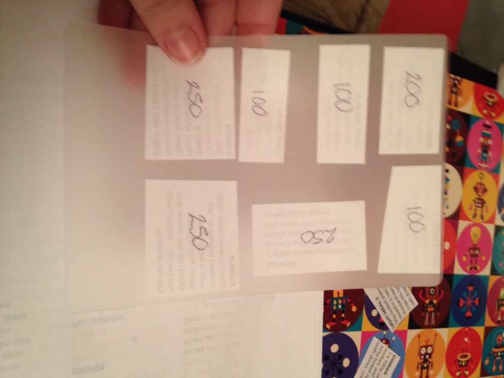 Space well for easy cutting