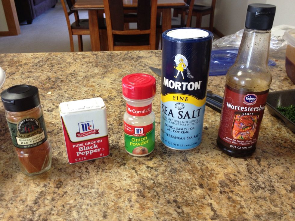 Spice to your liking. Not like you can taste it until it is done. I go by smell.