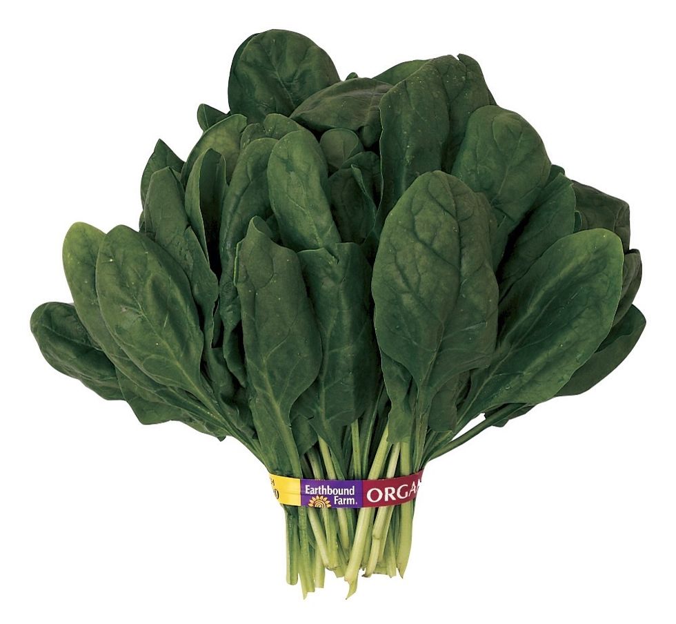Spinach: 2 to 3 minutes