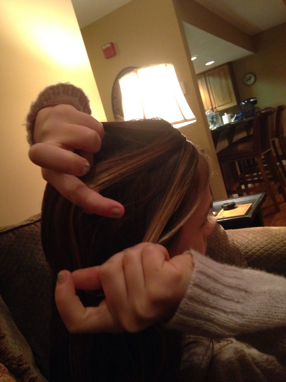 Split that section into three sections