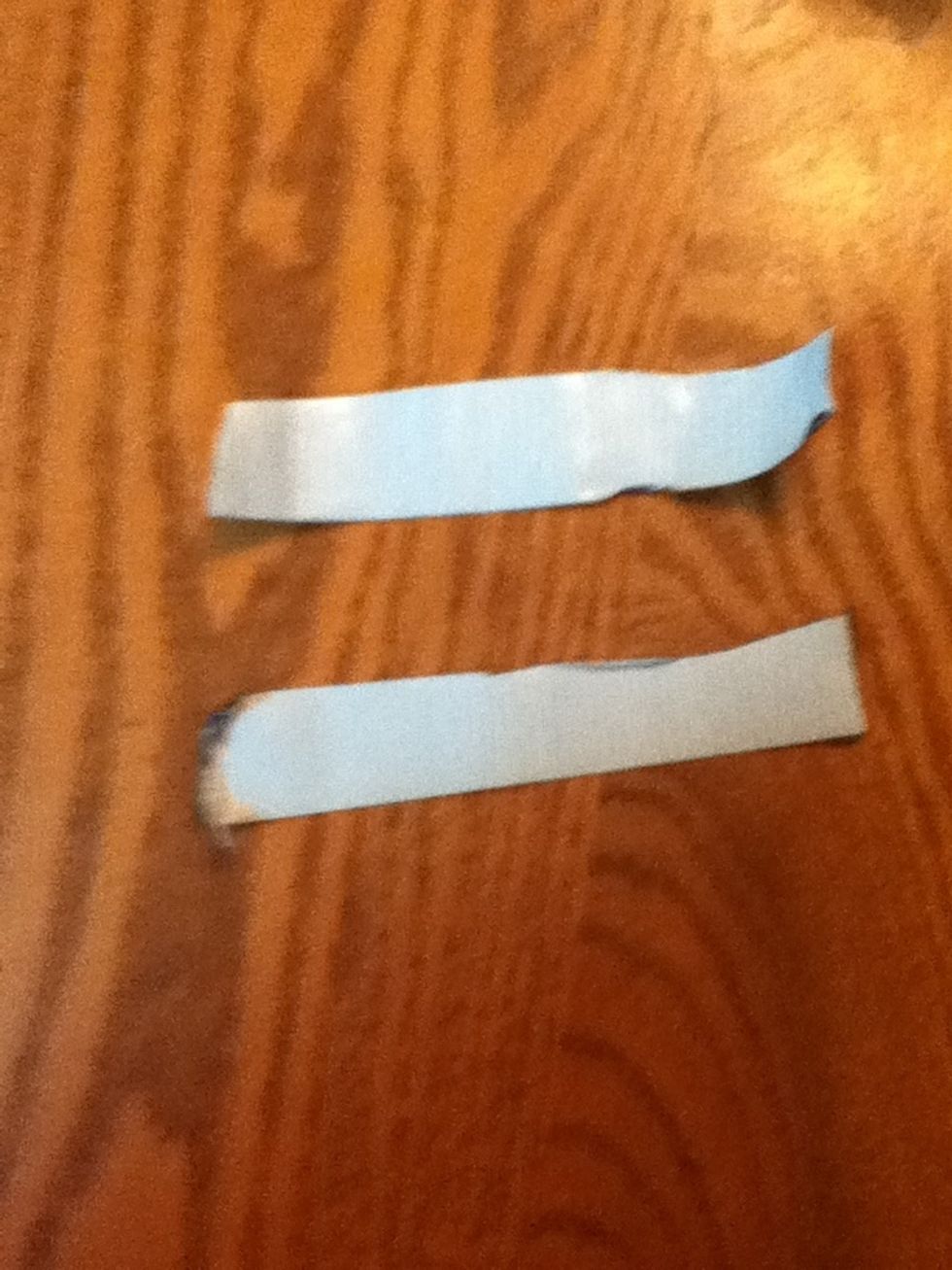 Split the half strip in half