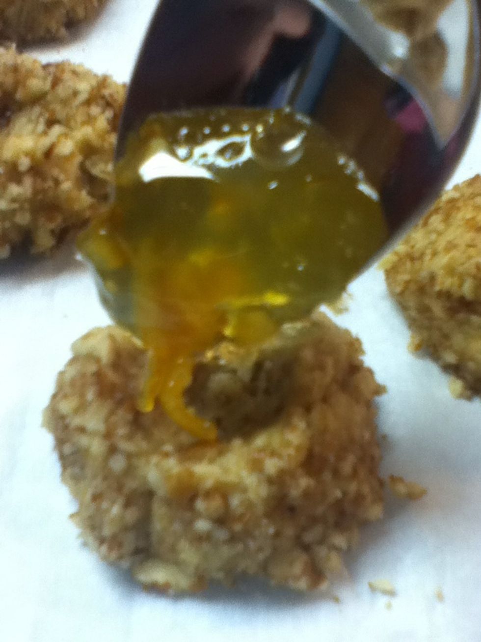 Spoon in your fruit preserves