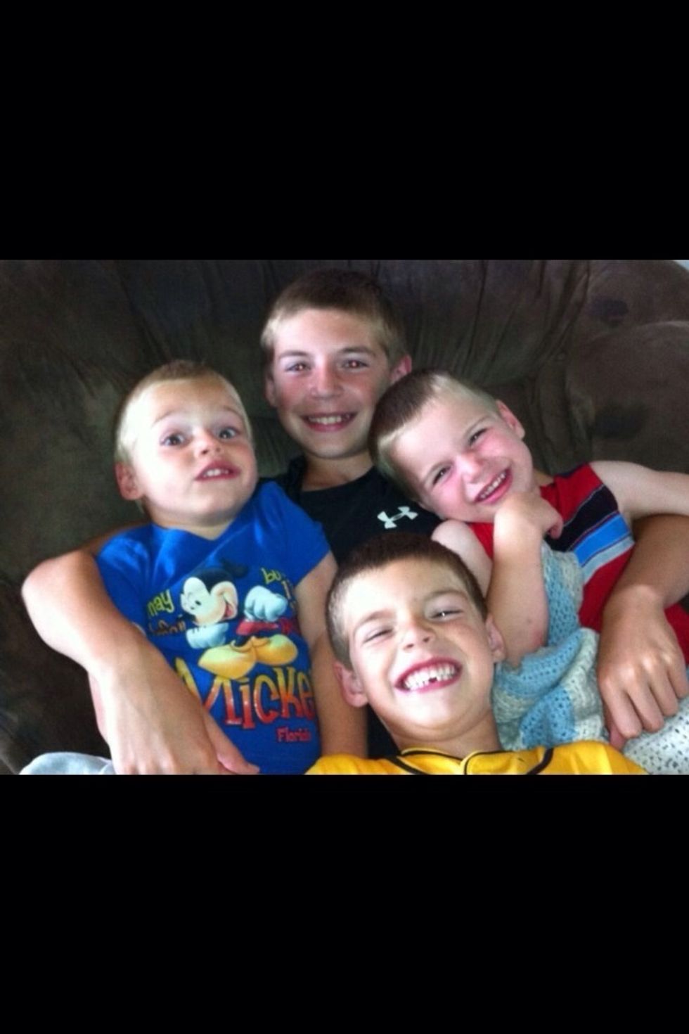 Sports and athletes make me a success, but nothing makes me more successful then my 3 brothers (Tommy, Matt, and Danny). They make me laugh all of the time. They look up to me and try to act like me.