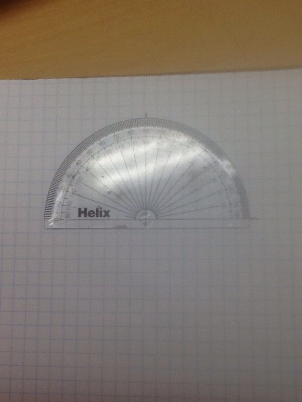 Spot the lines and that's how you mark your point that is exactly 90 degrees