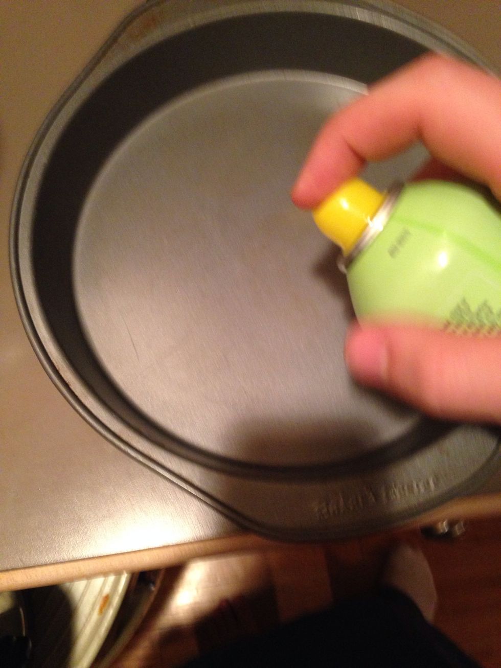 Spray 9 inch pan