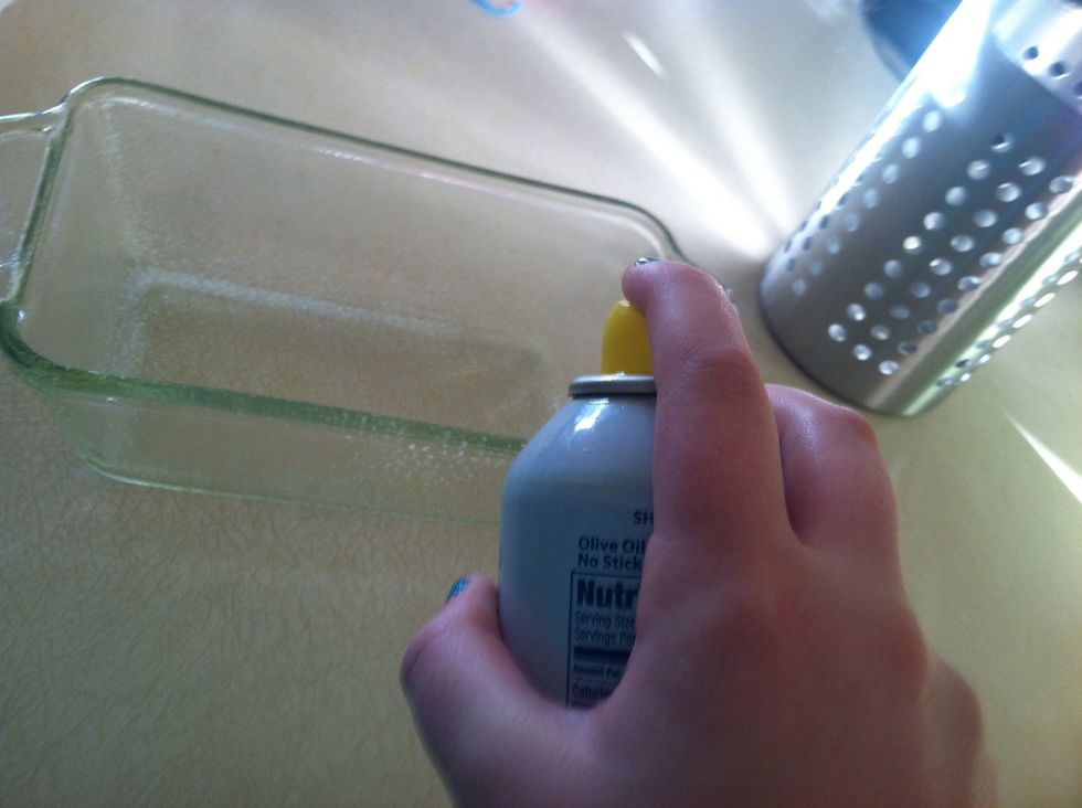 Spray a 9\u20229 in pan