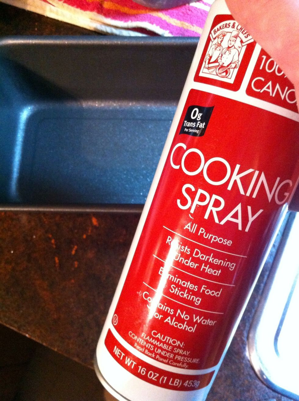 Spray it with cooking oil.
