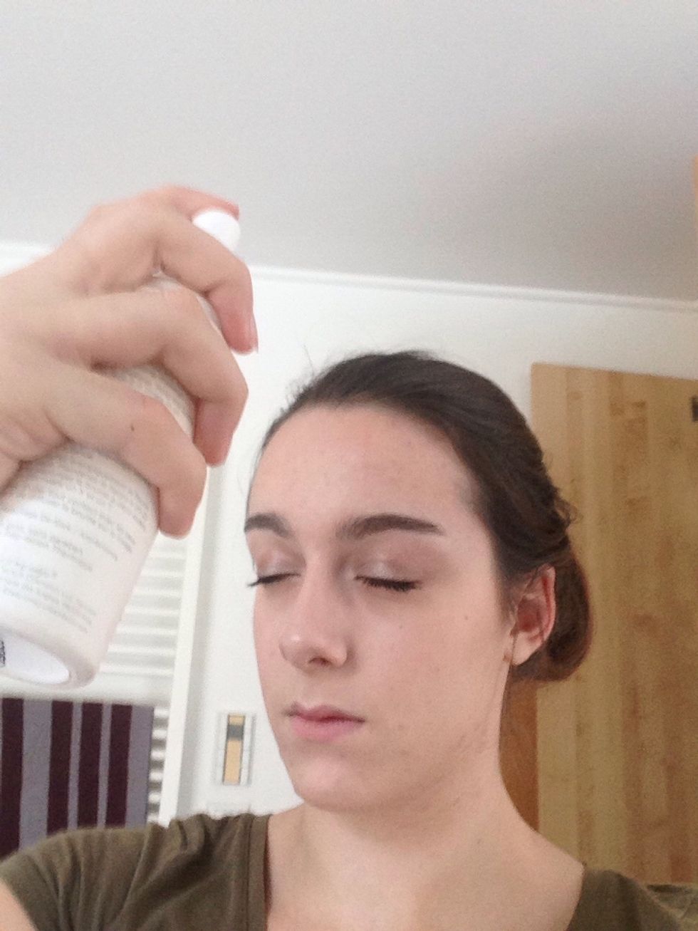 Spray on some setting spray