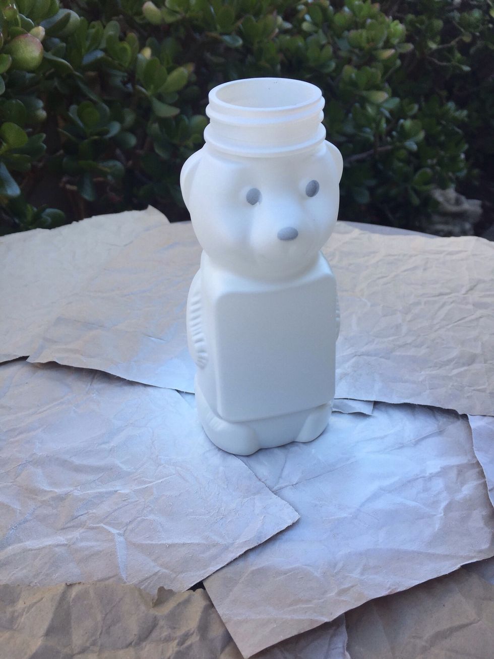 Spray the primer coat (not needed if you use Rust-oleum 2X). Let dry.