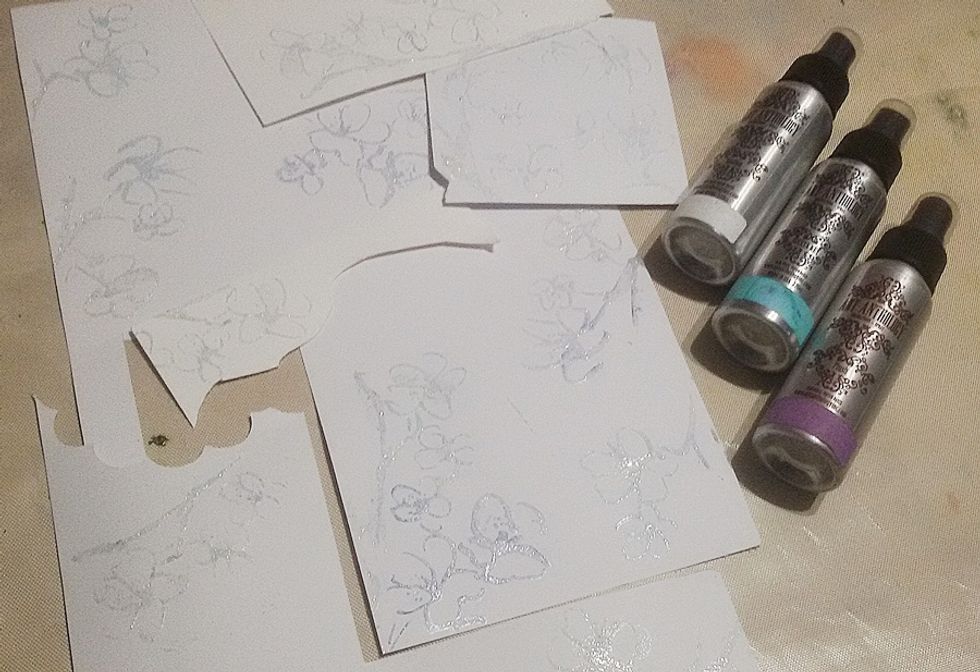 Spray them with Colorations.