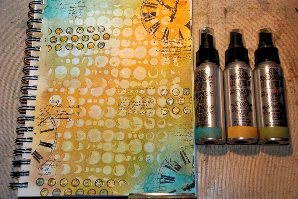 Spray with Colorations.