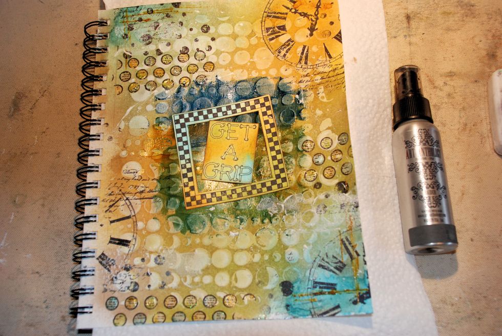 Spray with the black Colorations.