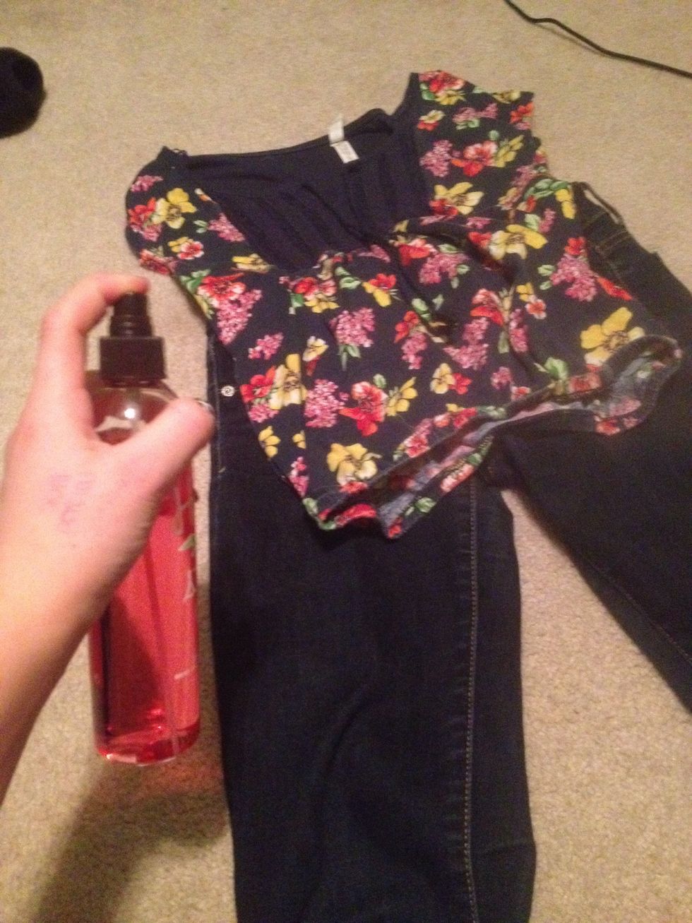 Spray your clothes