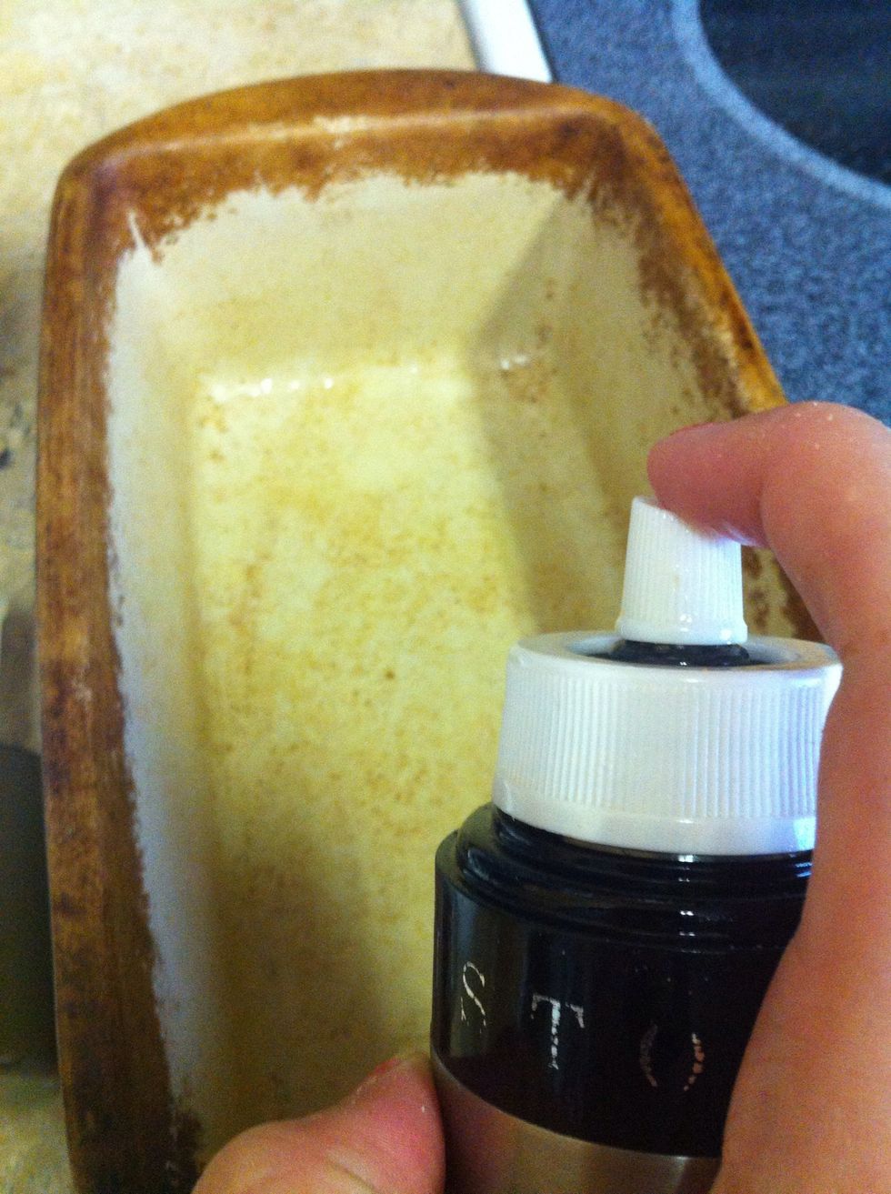 Spray your loaf pan with oil...