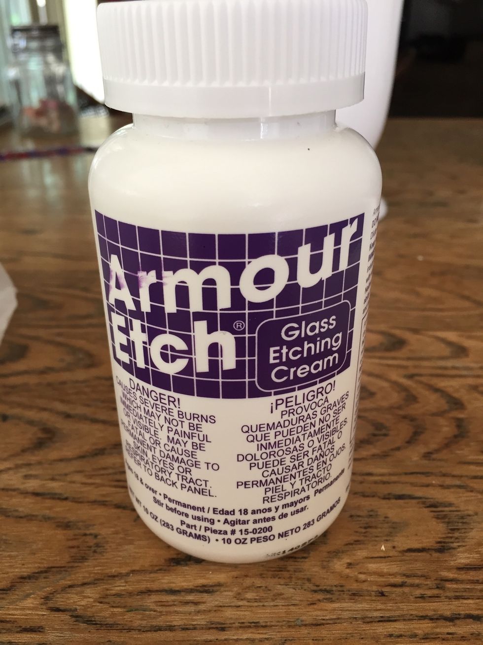 Spread a thick layer over the letters and leave on for five minutes.