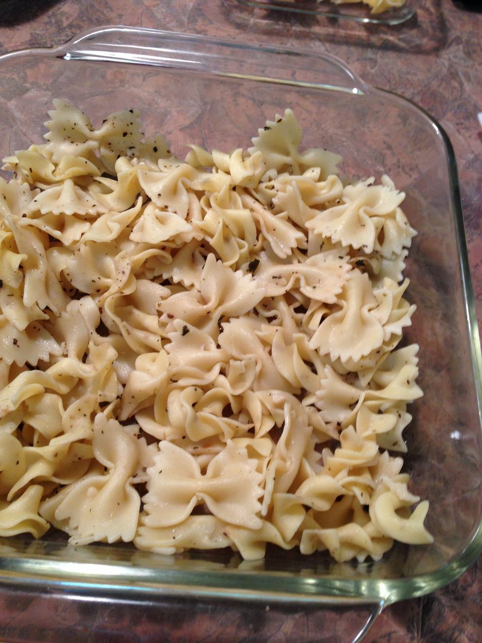 Spread evenly as the first layer.