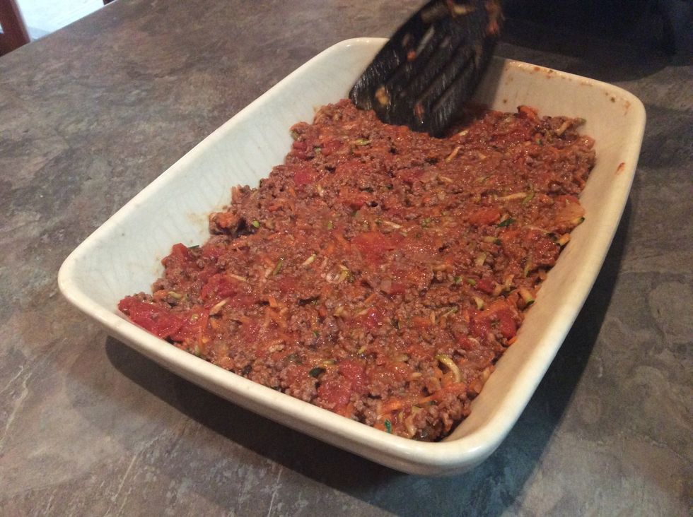 Spread evenly over sheets.