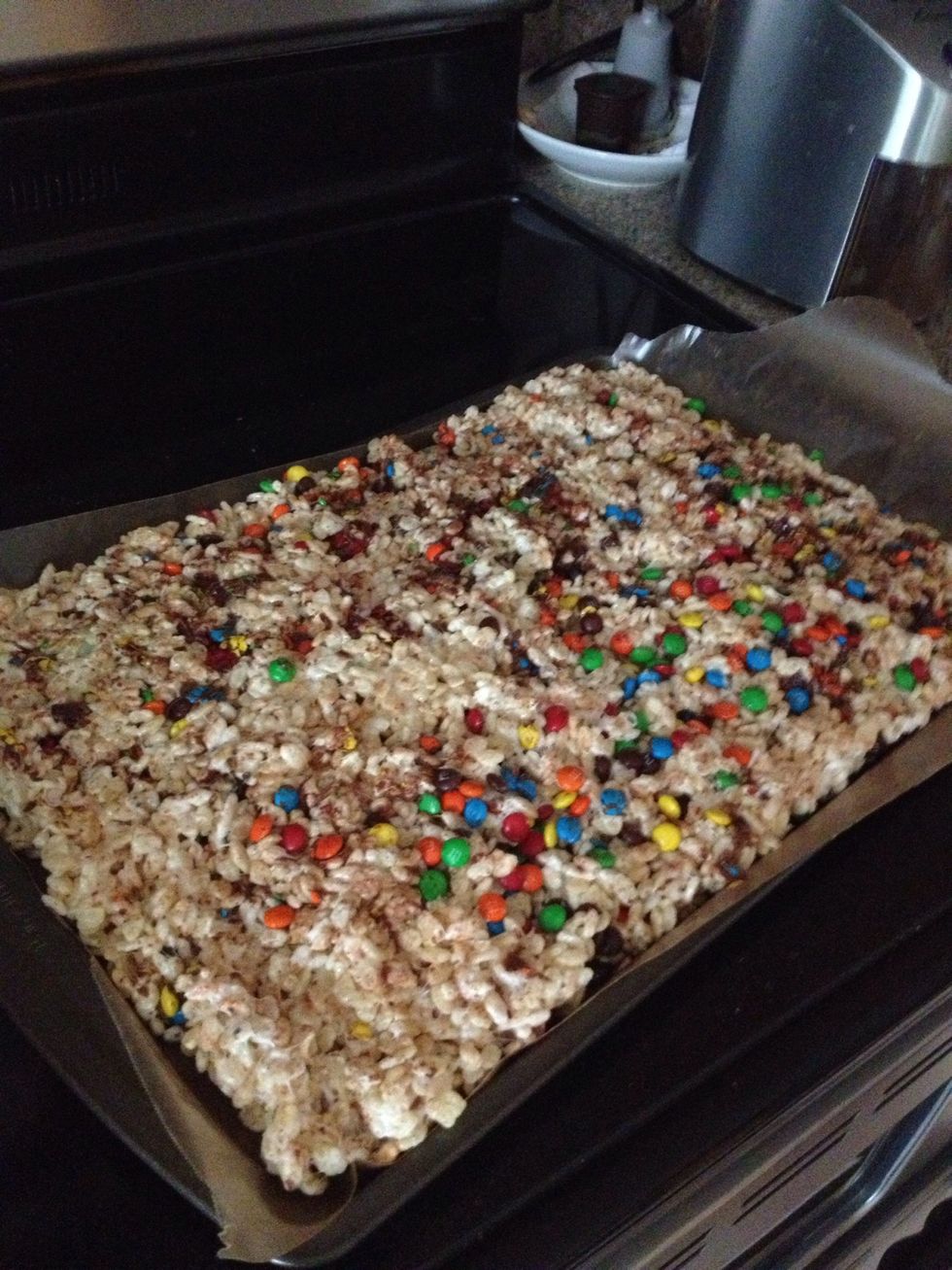 Spread it out like this evenly.