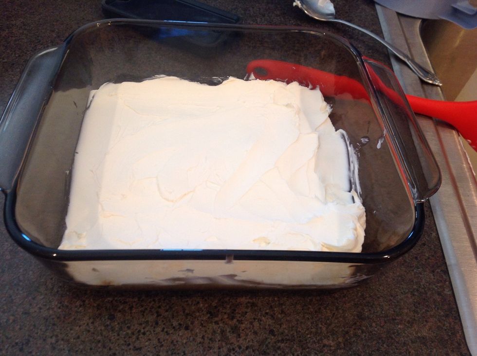 Spread out cream cheese