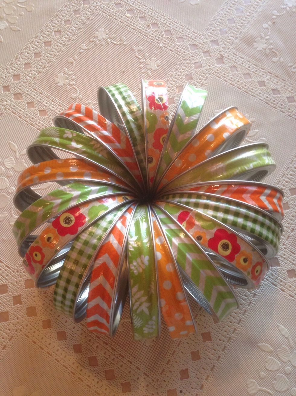 Spread rings out evenly.