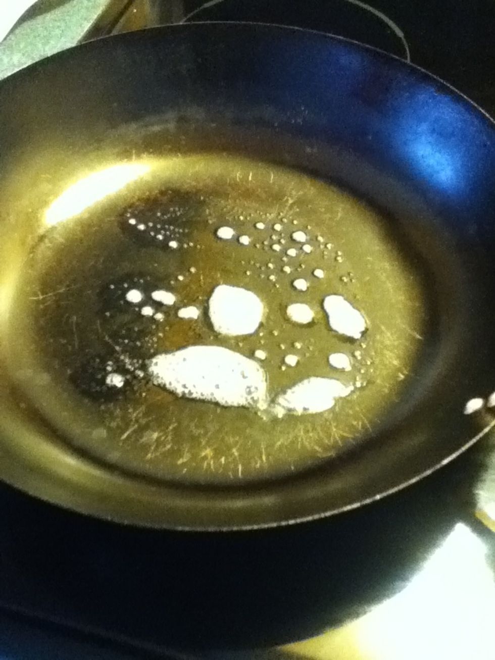 Spread some butter onto a pan