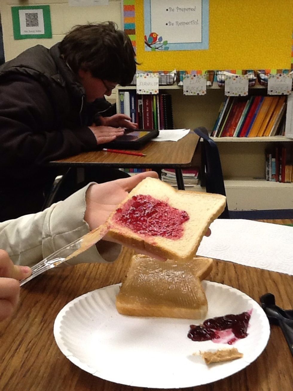 Spread that on the bread.