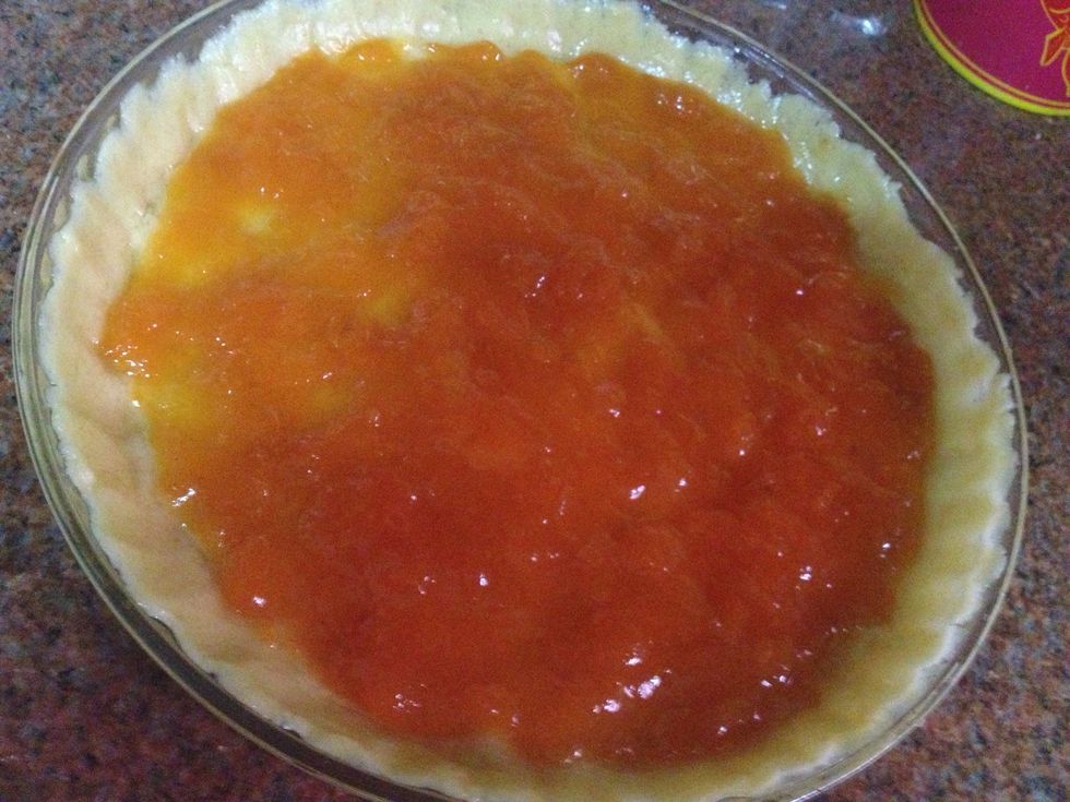Spread the jam all over it