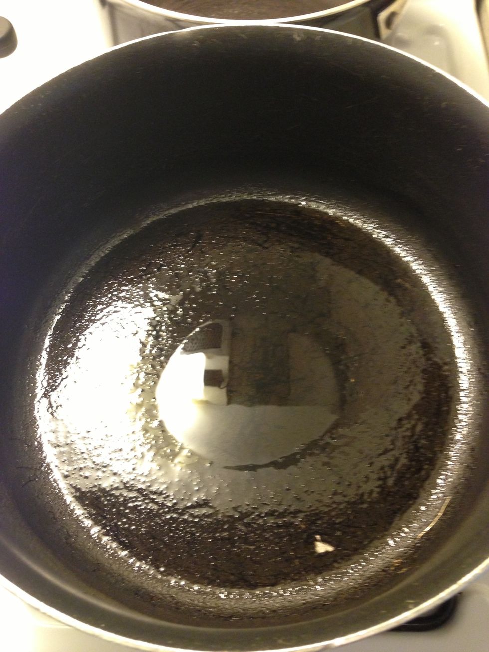 Spread the oil evenly over the pan
