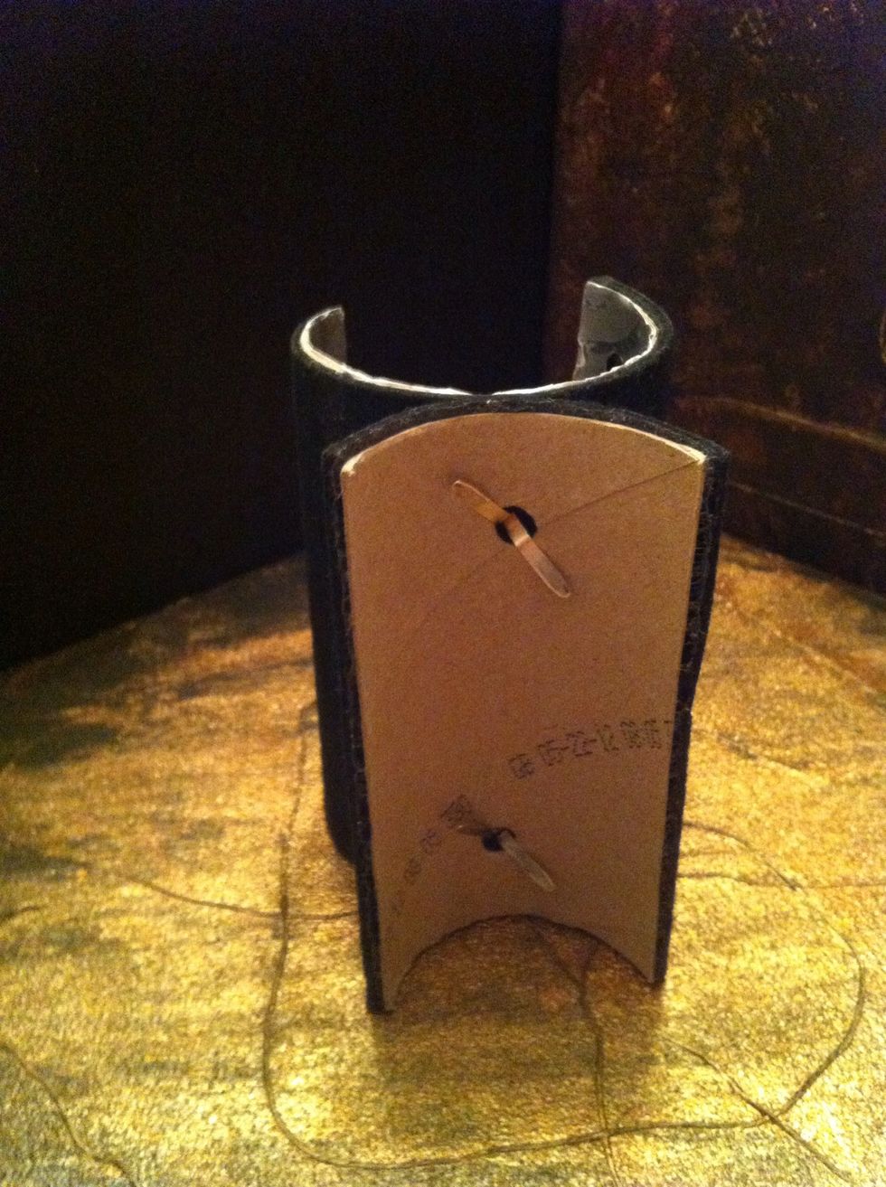 Spread those little wings to secure it in place. I like to leave the bottom undecorated to show that it was hand crafted. Feel free to add an inscription and an autograph.