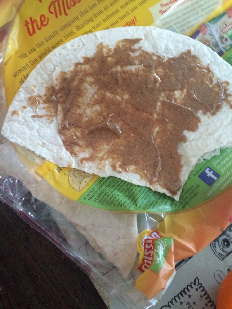 Spread your peanut butter, crunchy or smooth all over it