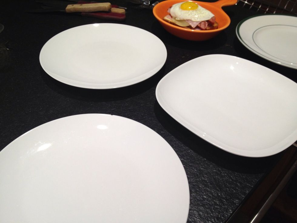 Spread your plates. The healthier version on a different plate.